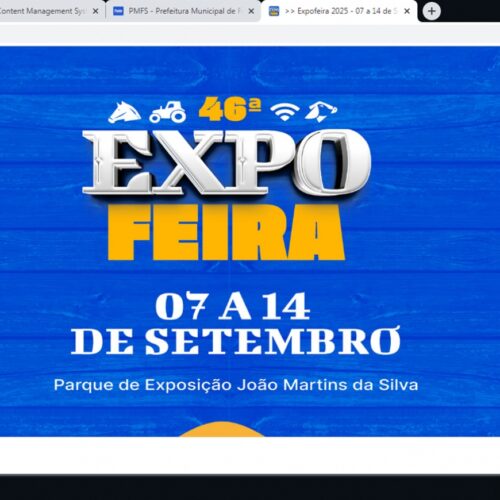 Novidades da Expofeira 2025 já podem ser acompanhadas pelo hotsite