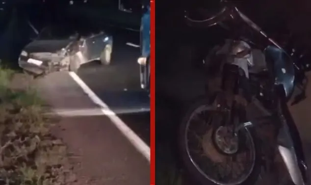Motociclista morre em colisão com carro em Santo Estevão