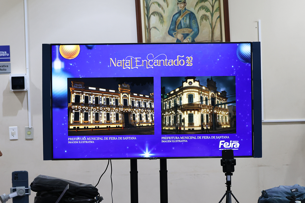 Prefeitura dá um toque especial ao Natal Encantado com iluminação cênica espalhada pela cidade