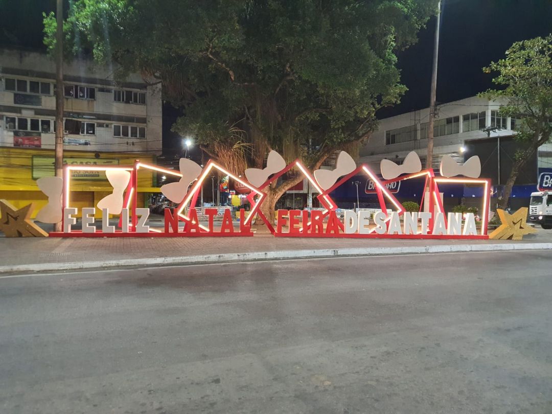 Feira: decoração natalina recebe investimento de R$ 900 mil e deve ser concluída até dia 10