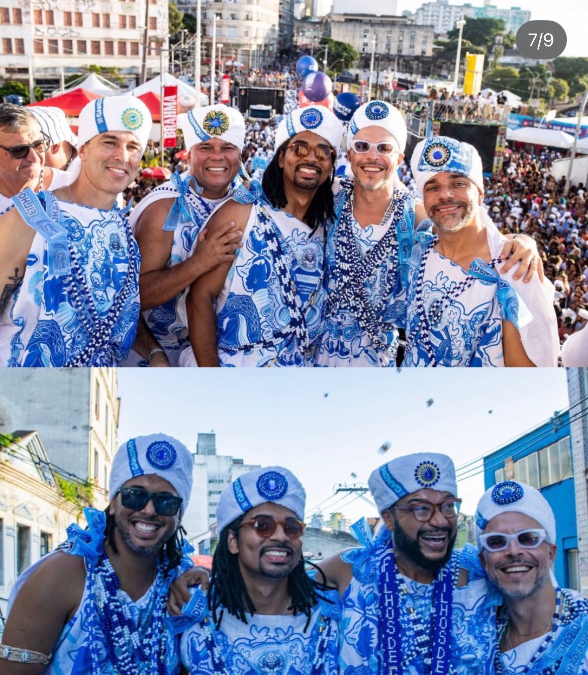 Secretários estaduais participam de desfile do Filhos de Gandhy no Carnaval da Bahia 2026