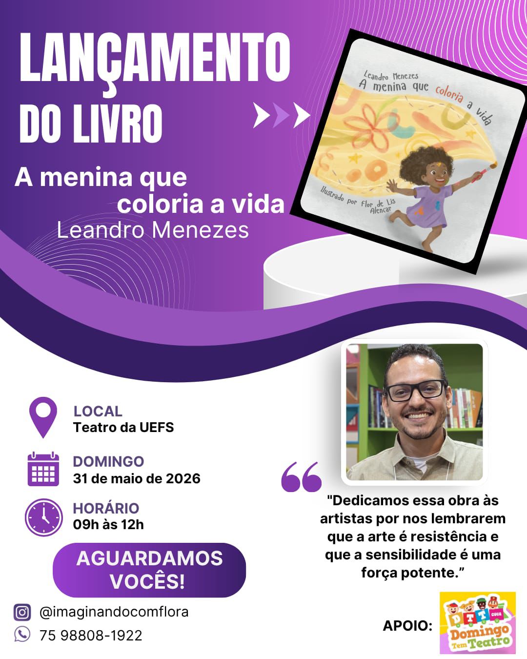 Livro que concorre ao prêmio Jabuti será lançado em Feira de Santana