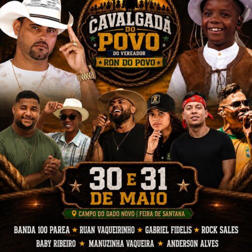 Cavalgada do Povo 2026 movimenta Feira de Santana no fim de maio