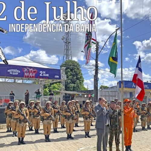 Distrito de Maria Quitéria celebra a Independência da Bahia com desfile cívico-militar nesta quinta-feira